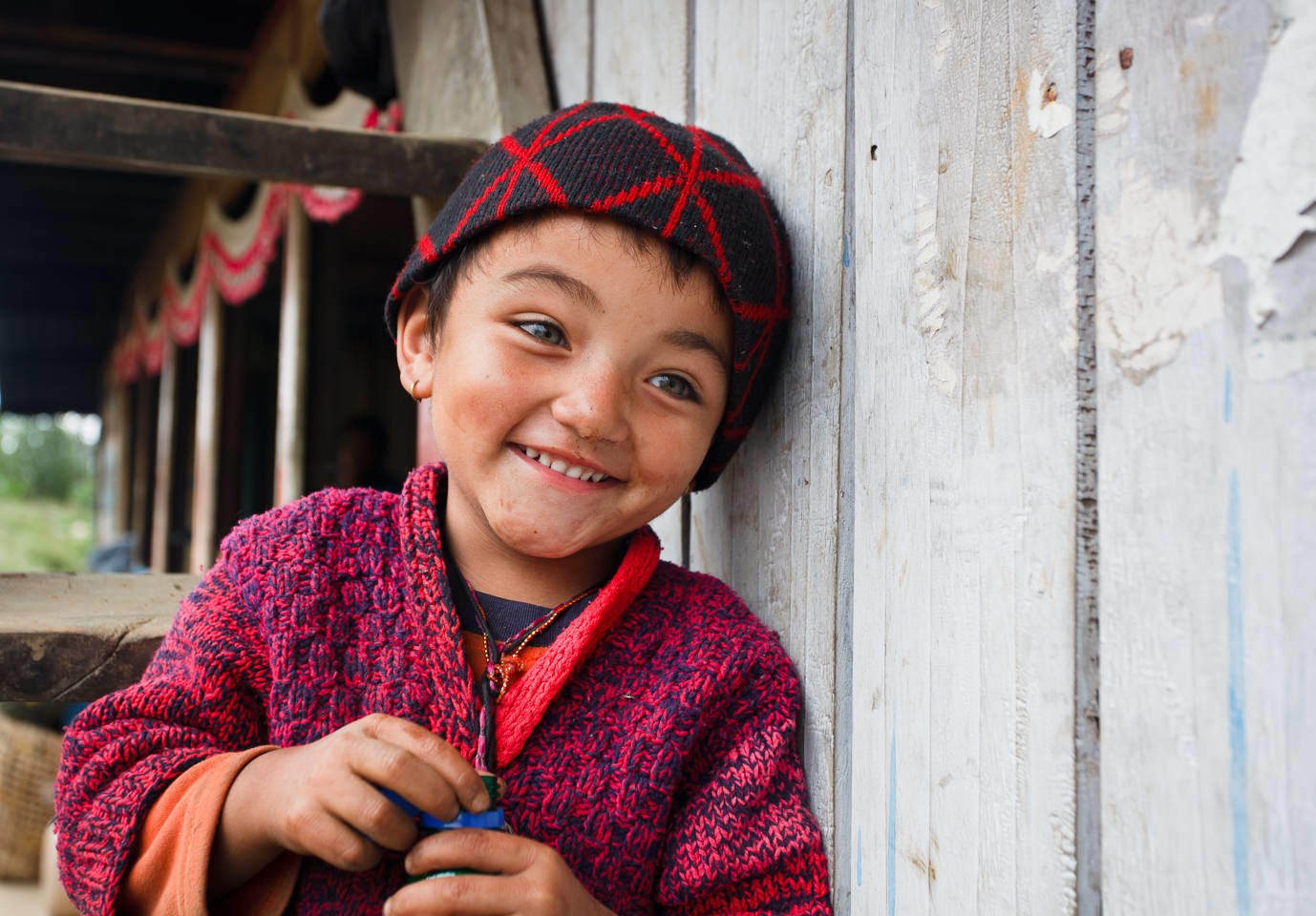 Young girl in Suketar, Nepal.