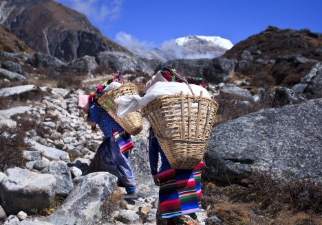 women porters in Nepal