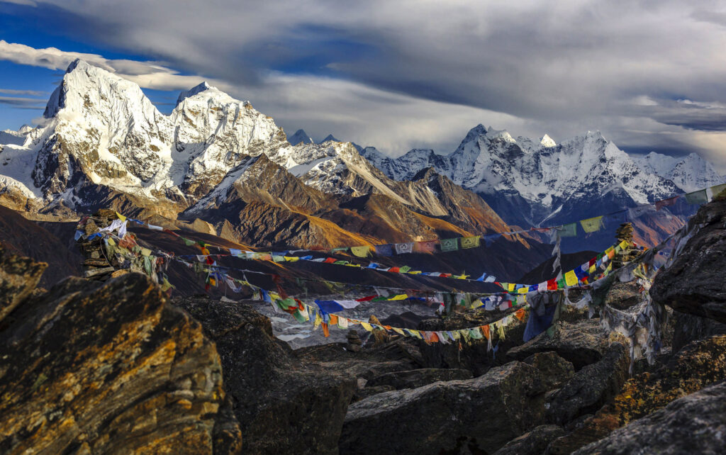 Gokyo Ri peak at sunset, Nepal